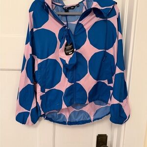 Marimekko Blue and Pink Jacket
